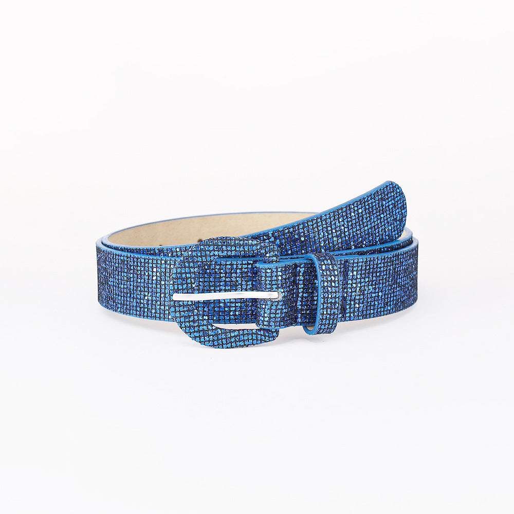 Sequin PU Leather Belt - Undeniably LUXE