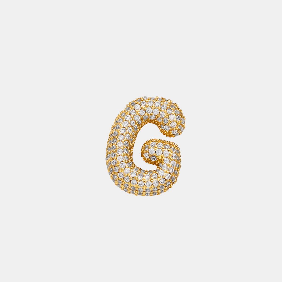 Bubble Initial Necklace - Undeniably LUXE