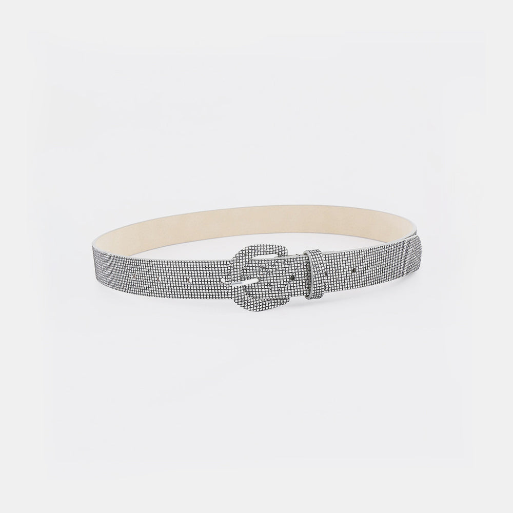 Sequin PU Leather Belt - Undeniably LUXE
