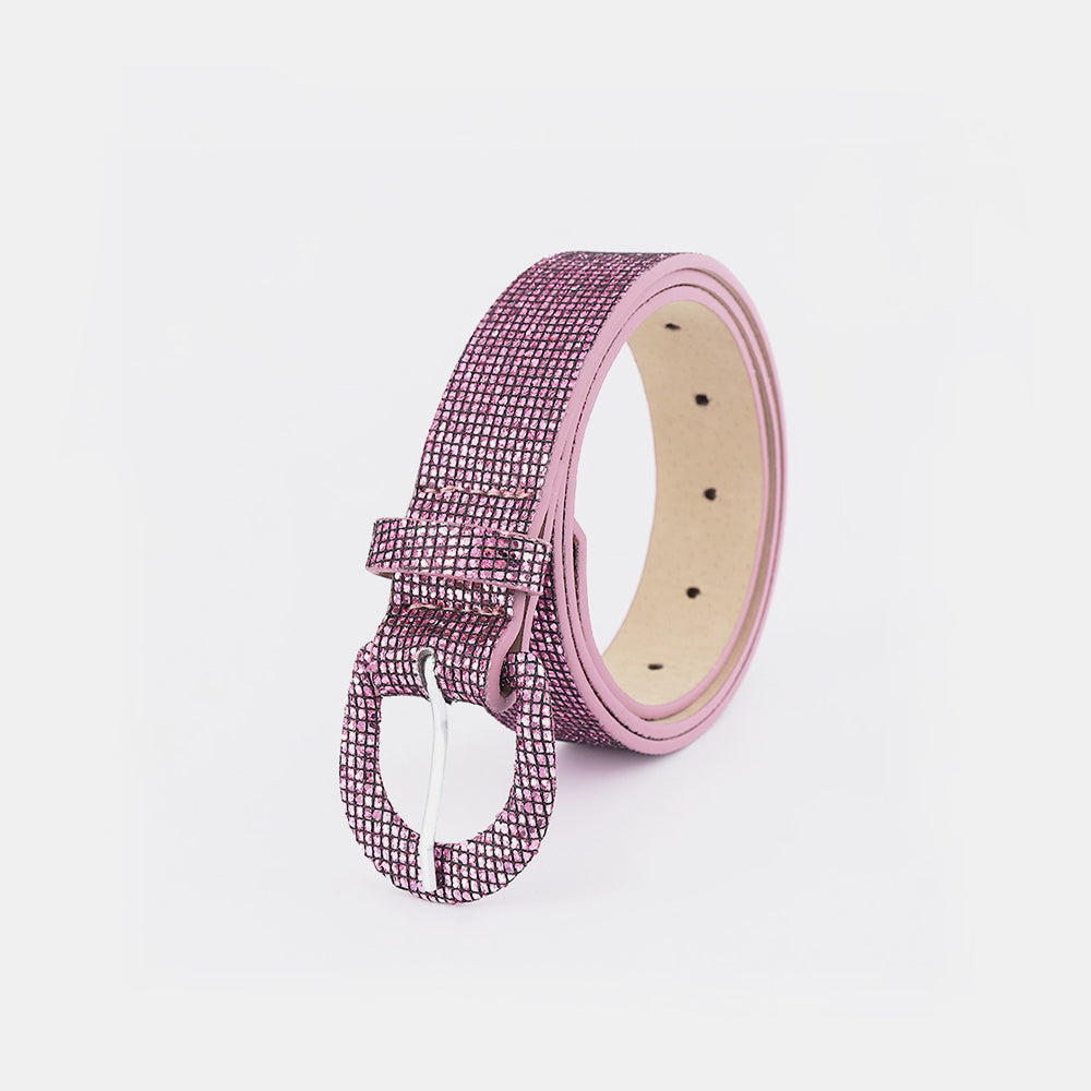Sequin PU Leather Belt - Undeniably LUXE