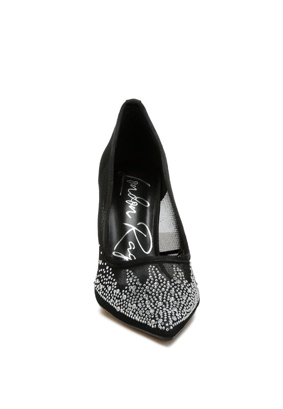 Holly Rhinestone Stiletto Pumps - Undeniably LUXE
