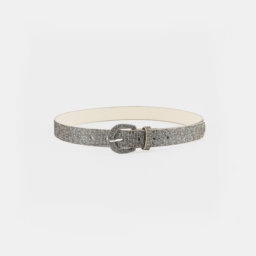 Sequin PU Leather Belt - Undeniably LUXE