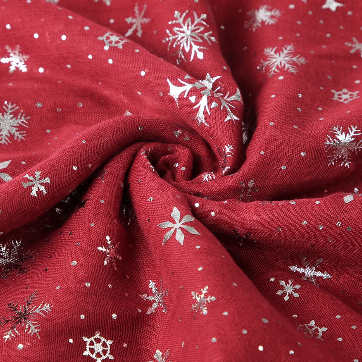 Thermal Snowflakes Polyester Scarf - Undeniably LUXE