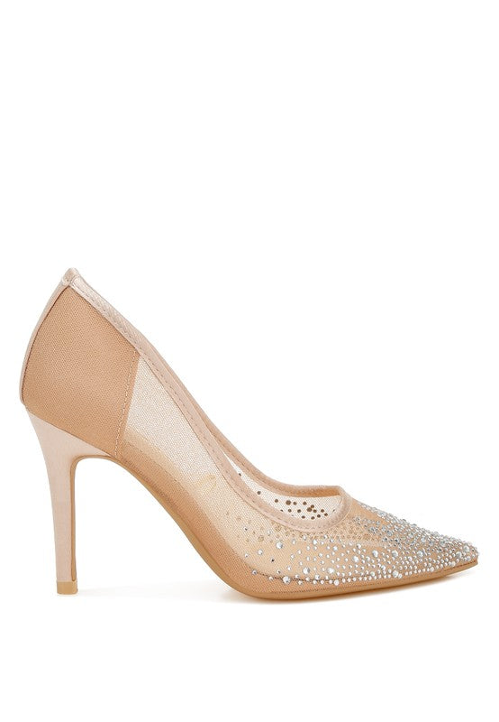 Holly Rhinestone Stiletto Pumps - Undeniably LUXE