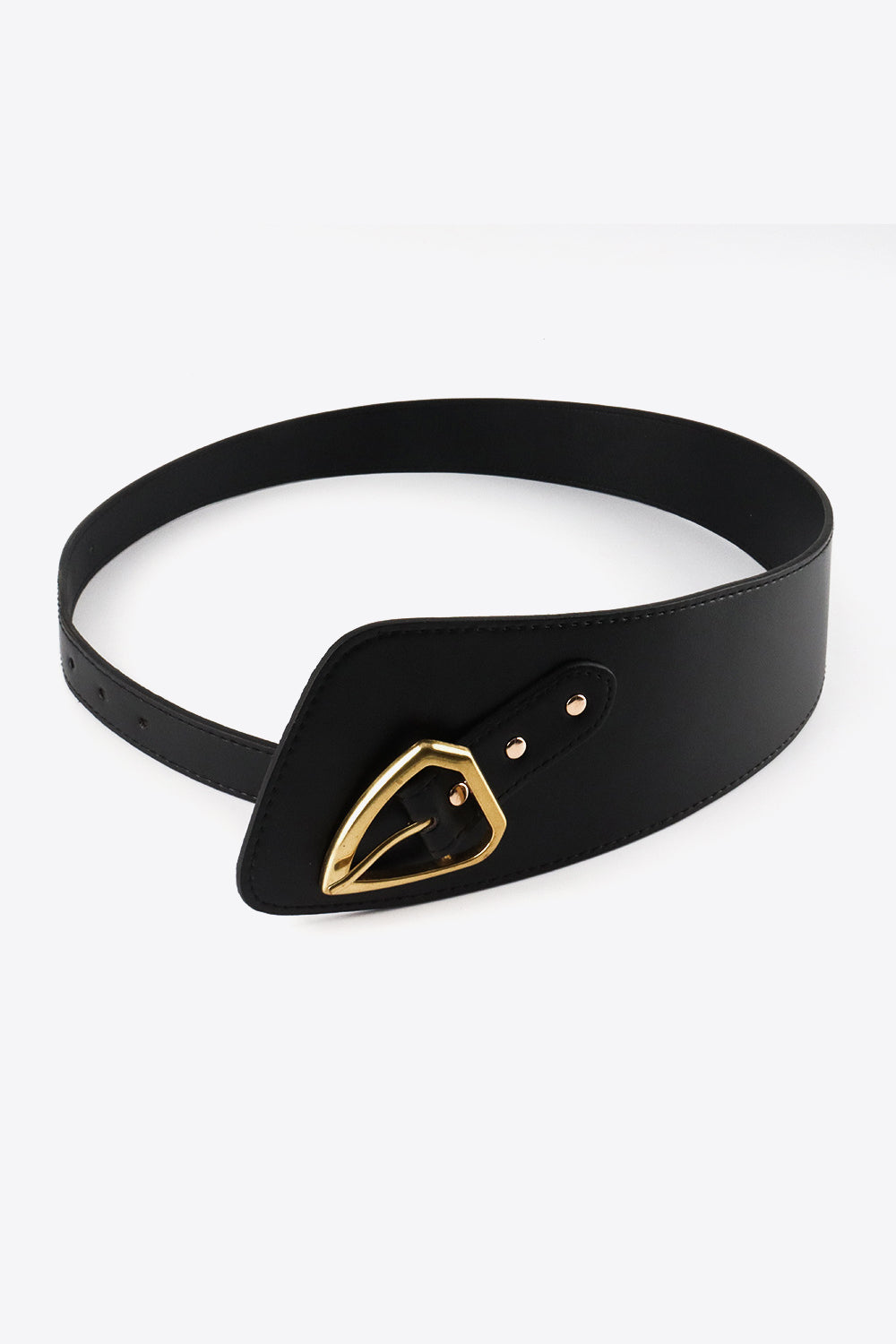 Irregular Exposure Leather Belt - Undeniably LUXE