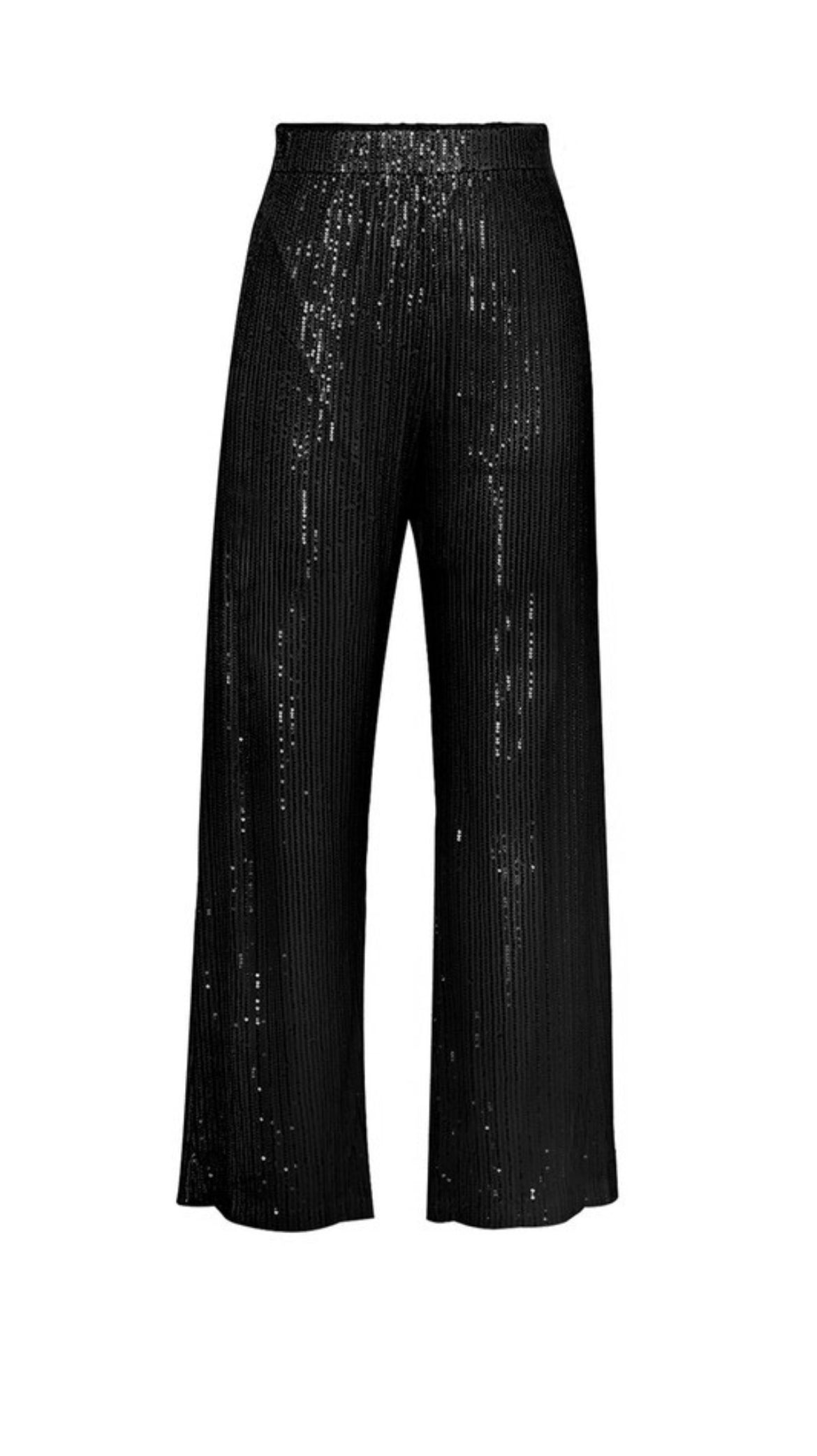 Luxe Sequin Wide Leg Pants