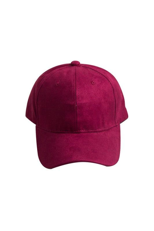 Suede Baseball  Cap