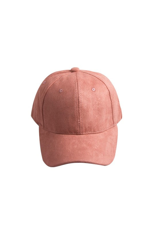 Suede Baseball  Cap