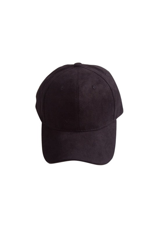 Suede Baseball  Cap