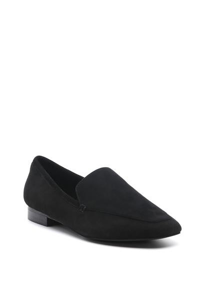 JULIA LEATHER POINTED LOAFERS - Undeniably LUXE