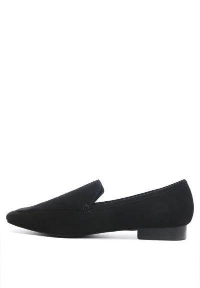 JULIA LEATHER POINTED LOAFERS - Undeniably LUXE