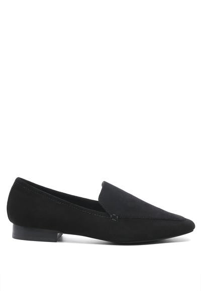 JULIA LEATHER POINTED LOAFERS - Undeniably LUXE