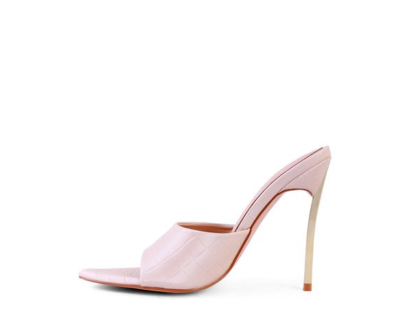 BOTTOMS UP Pointed High Heel Sandal - Undeniably LUXE