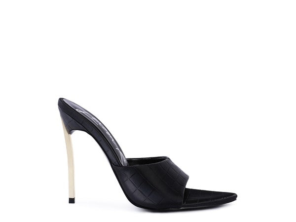 BOTTOMS UP Pointed High Heel Sandal - Undeniably LUXE