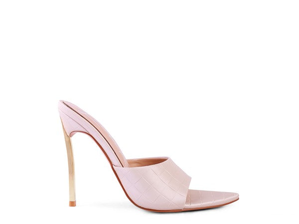 BOTTOMS UP Pointed High Heel Sandal - Undeniably LUXE