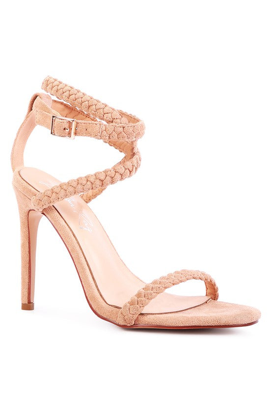 SHERRI SUEDE STILETTO SLING-BACK SANDAL - Undeniably LUXE