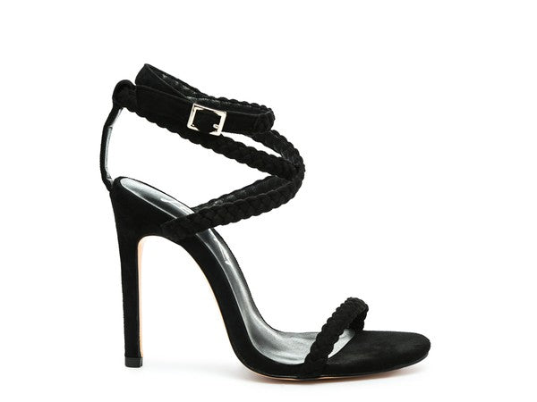 SHERRI SUEDE STILETTO SLING-BACK SANDAL - Undeniably LUXE