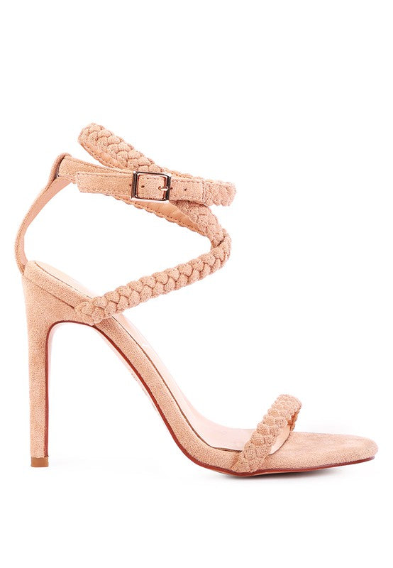 SHERRI SUEDE STILETTO SLING-BACK SANDAL - Undeniably LUXE