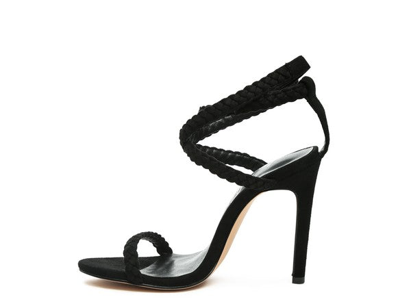 SHERRI SUEDE STILETTO SLING-BACK SANDAL - Undeniably LUXE