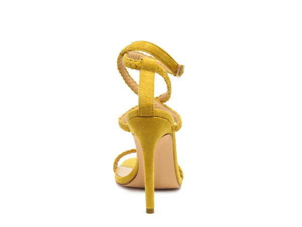 SHERRI SUEDE STILETTO SLING-BACK SANDAL - Undeniably LUXE