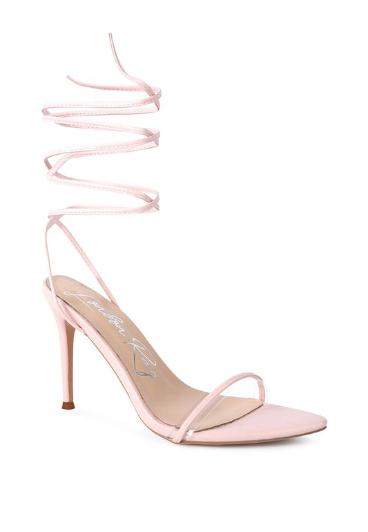 SPHYNX HIGH HEEL LACE UP SANDALS - Undeniably LUXE