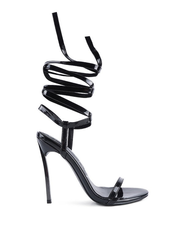 SMACKER STILETTO LACE UP SANDAL - Undeniably LUXE