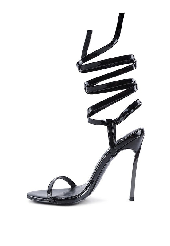 SMACKER STILETTO LACE UP SANDAL - Undeniably LUXE