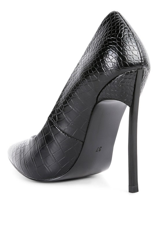 Charlotte Stiletto Heel Pumps - Undeniably LUXE