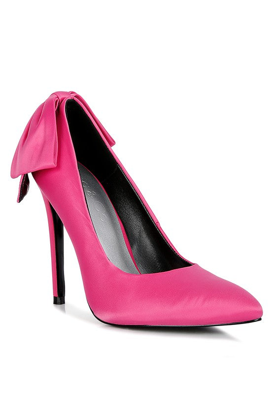 HORNET Green Satin Stiletto Pumps - Undeniably LUXE