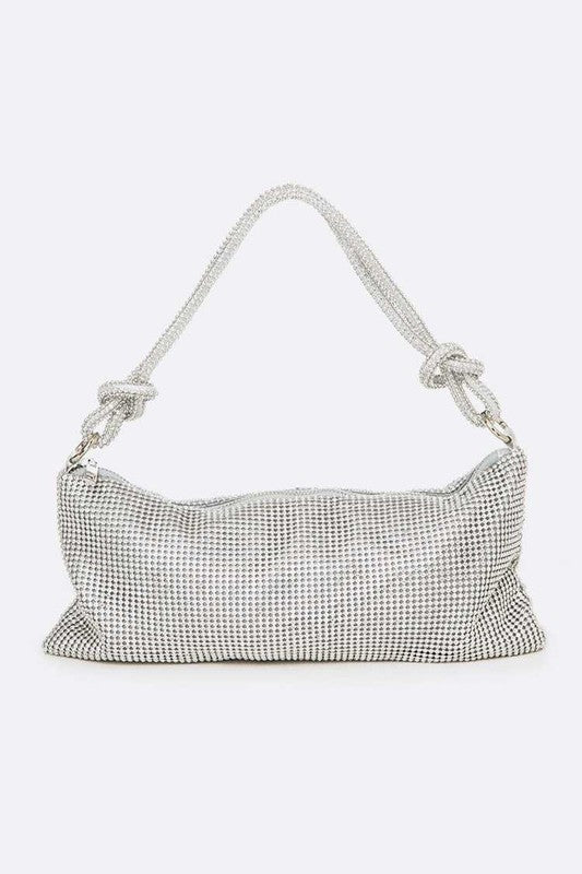 Rhinestone Iconic Soft Shoulder Bag - Undeniably LUXE