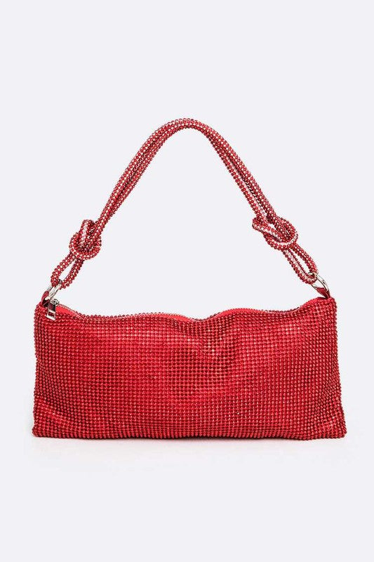 Rhinestone Iconic Soft Shoulder Bag - Undeniably LUXE