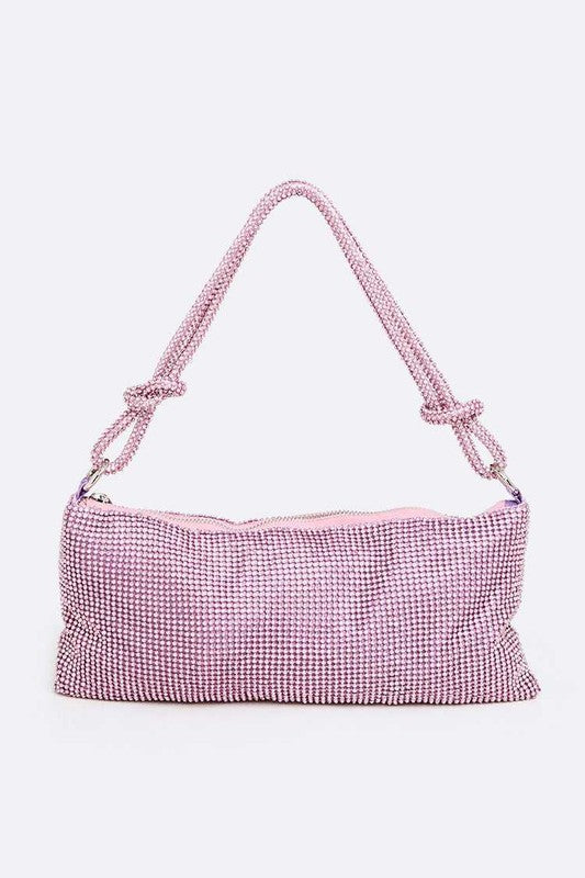 Rhinestone Iconic Soft Shoulder Bag - Undeniably LUXE