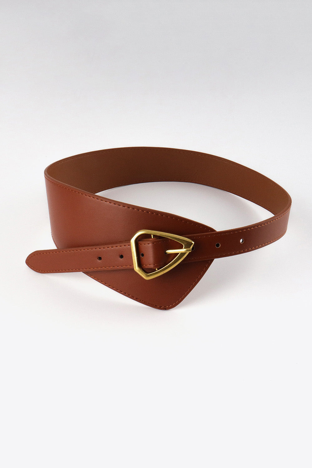Irregular Exposure Leather Belt - Undeniably LUXE
