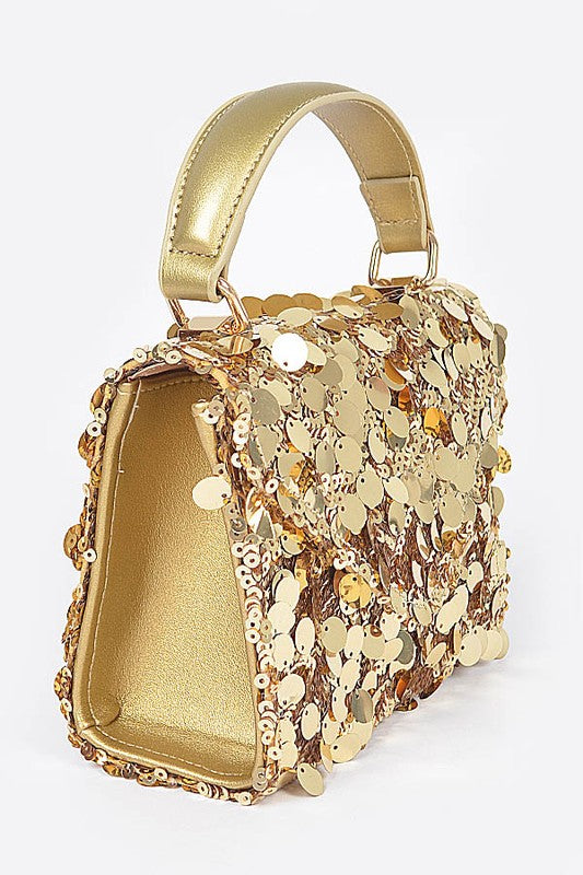 Large Sequins Crossbody Swing Bag - Undeniably LUXE