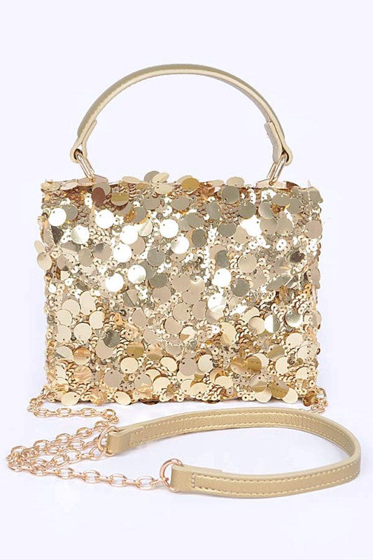 Large Sequins Crossbody Swing Bag - Undeniably LUXE