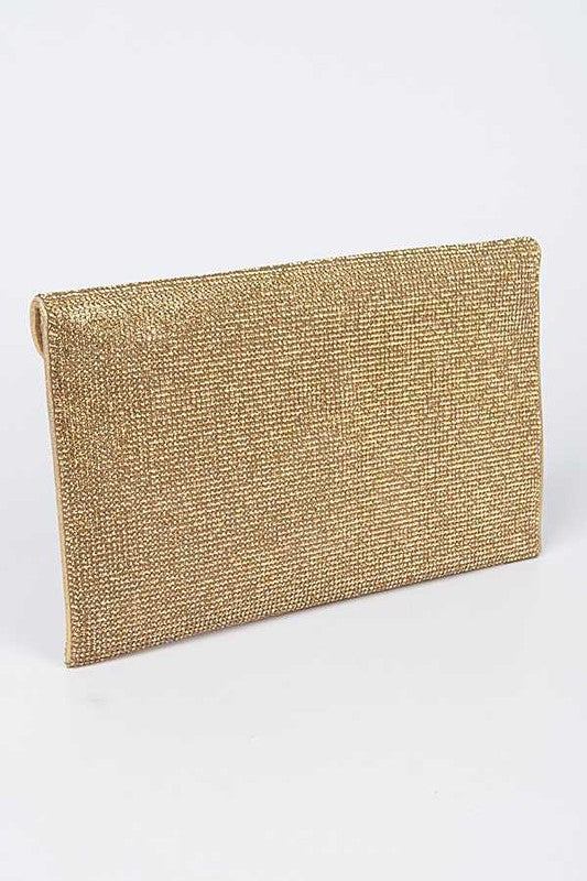 Rhinestone Statement Envelope Clutch Bag - Undeniably LUXE