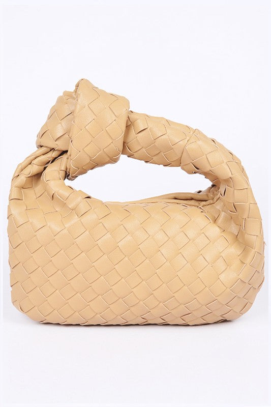 Braided Top Knot Clutch Bag - Undeniably LUXE