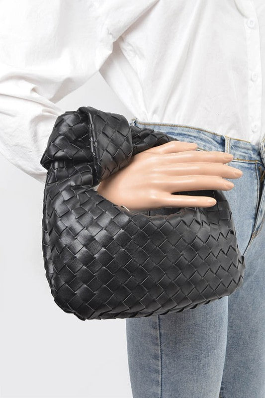 Braided Top Knot Clutch Bag - Undeniably LUXE