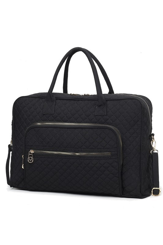 Jayla Luxe Quilted Travel Duffle Bag