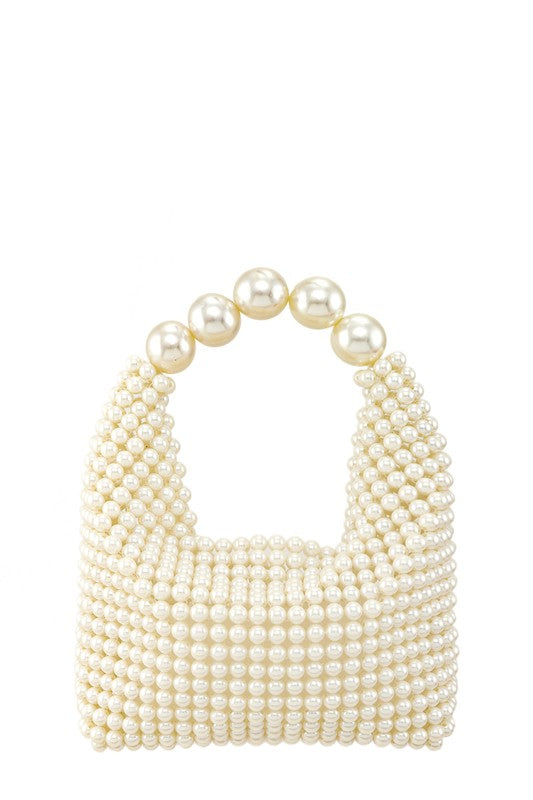 Pearl Square Hand Bag - Undeniably LUXE