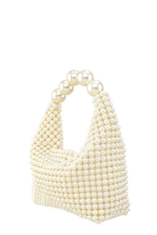 Pearl Square Hand Bag - Undeniably LUXE