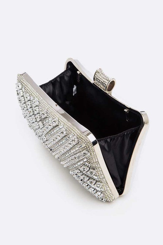 Crystal Iconic Bridal Party Box Clutch - Undeniably LUXE