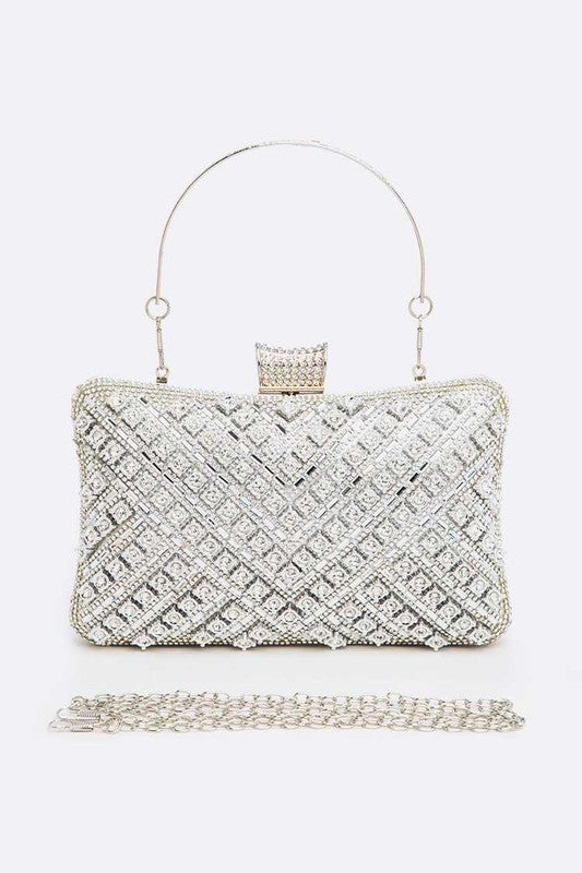 Crystal Iconic Bridal Party Box Clutch - Undeniably LUXE