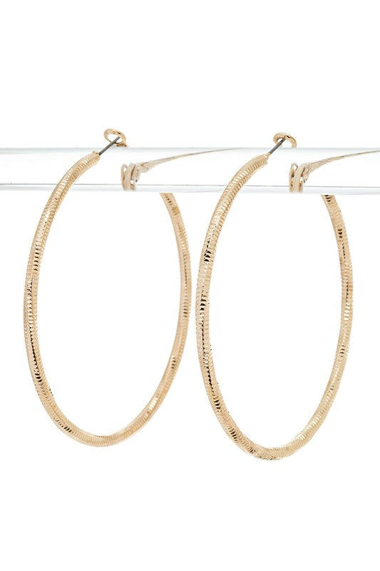 Audrey Hoop Earrings - Undeniably LUXE