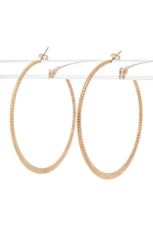 Claudia Hoop Earrings - Undeniably LUXE