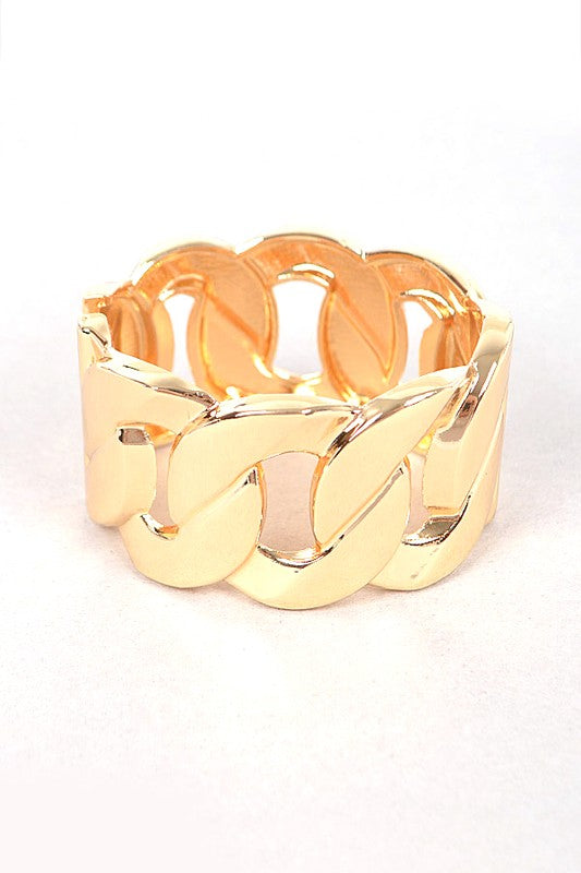 Cutout Hinged Iconic Bangle - Undeniably LUXE