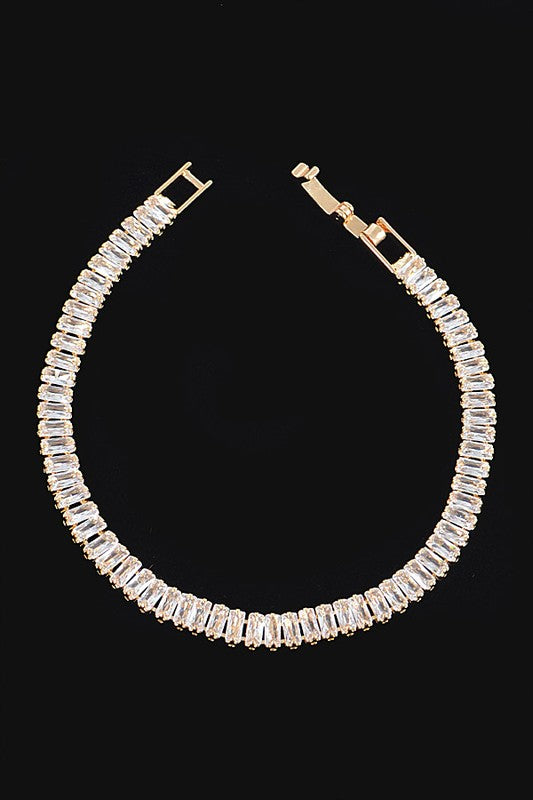 Baguette CZ Tennis Bracelet - Undeniably LUXE