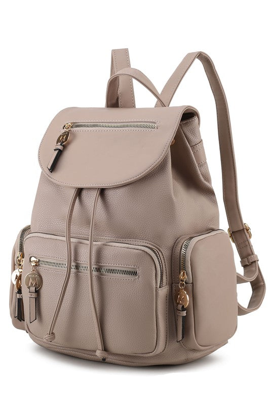 Chic Vegan Leather Ivanna Oversized Backpack