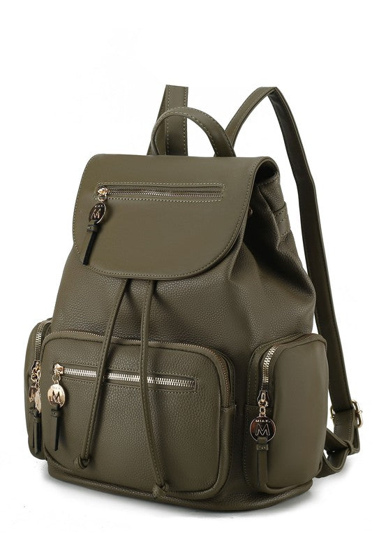 Chic Vegan Leather Ivanna Oversized Backpack