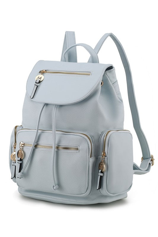 Chic Vegan Leather Ivanna Oversized Backpack